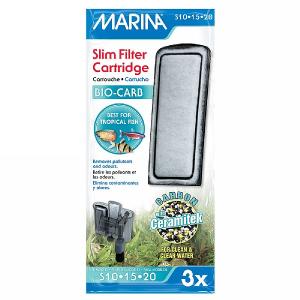 Marina Bio-Carb Slim Filter Tropical Cartridge 3pcs (Carbon)
