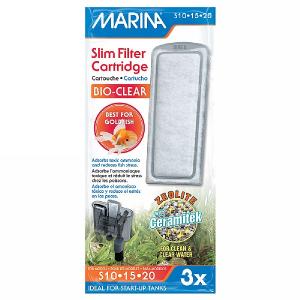 Marina Bio-Clear Slim Filter Goldfish Cartridge 3pcs (Zeolite)