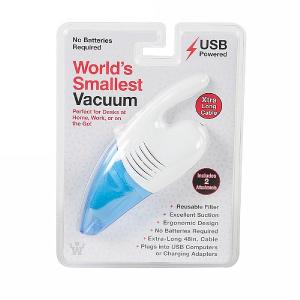 World's Smallest Desktop Vacuum