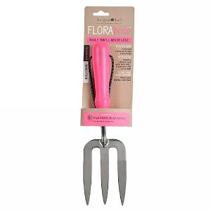 Burgon & Ball Florabrite Pink Hand Fork