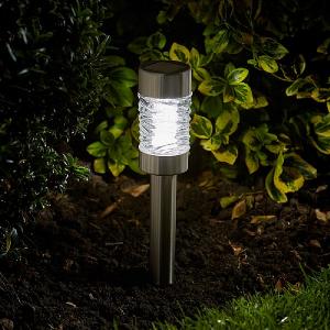 Smart Solar Martini Stainless Steel Stake Light