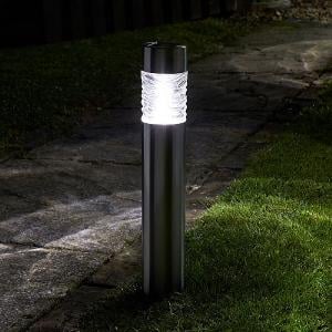 Smart Solar Wave Stainless Steel Bollard