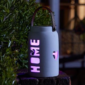 Smart Solar Home Ceramic Lantern