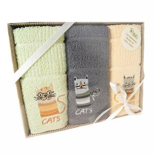 3 Pack Cats Tea Towels