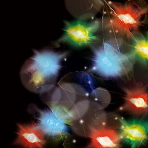 Cole & Bright Dual Powered Solar 50 Extra Large Bulb String Lights - Multicoloured
