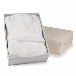 Frette White Bath Robe with Hood