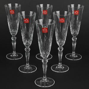 RCR Crystal Melodia Champagne Flutes Set of 6