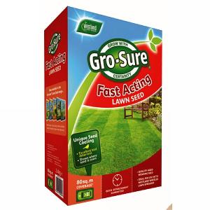 Westland Gro-Sure Fast Acting Lawn Seed 80m2