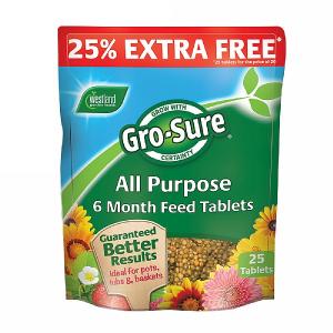 Wesltand Gro-Sure All Purpose 6 Month Slow Release Feed Tablets 25pk