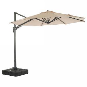 Bramblecrest Chichester 3m Round Parasol with Sand Fill Base