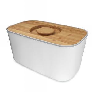 Joseph Joseph Steel Bread Bin White