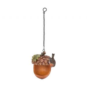 Vivid Arts Hanging Robin Acorn Bird Feeder