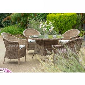 Kettler RHS Harlow Carr 4 Seater Round Dining Set
