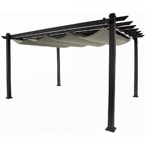 Hartman Napoli Pergola 3m x 3m Riven / Pewter