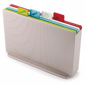 Joseph Joseph Index Regular Chopping Board Set Silver