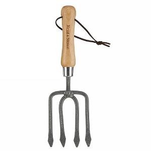 Kent & Stowe Carbon Steel Round Tine Hand Fork