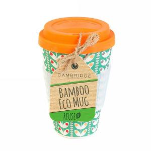 Cambridge Retro Daisy Bamboo Eco Travel Mug