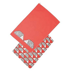 Scion Spike Set of 2 Tea Towels - Red