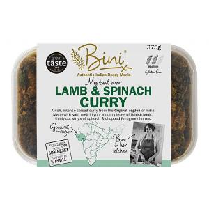 Bini Lamb And Spinach Curry Ready Meal