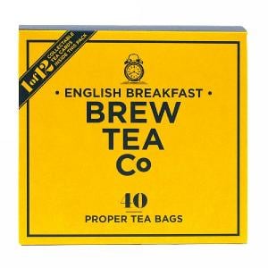 Brew Tea Company English Breakfast 40 Whole Leaf Tea Bags