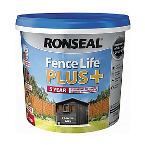 Ronseal Fencelife Plus+ Charcoal Grey 5L