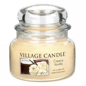 Village Candle Creamy Vanilla Small 11oz Jar Candle