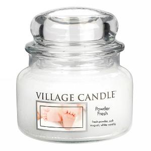 Village Candle Powder Fresh Small 11oz Jar Candle