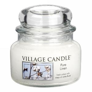 Village Candle Pure Linen Small 11oz Jar Candle