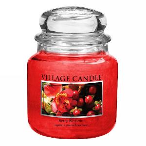 Village Candle Berry Blossom Medium 16oz Jar Candle