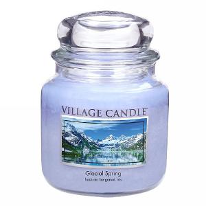 Village Candle Glacial Spring Medium 16oz Jar Candle