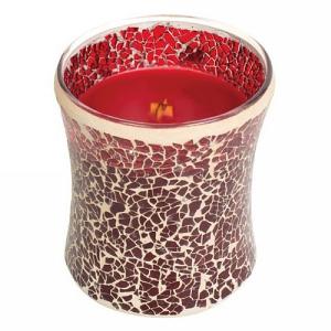 Woodwick Pomegranite Red Mosaic Hourglass Candle