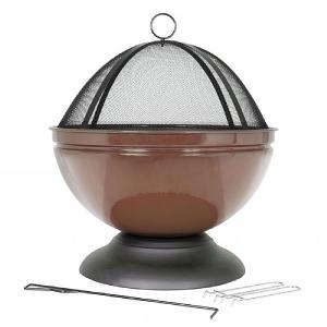 La Hacienda Bronze Globe Firepit