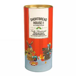 Shortbread House Of Edinburgh Shortbread Christmas Drum 200g
