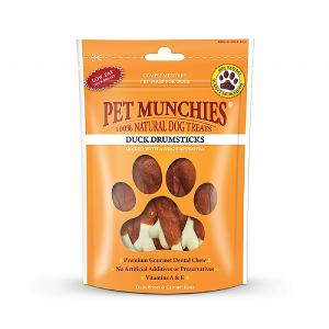 Pet Munchies Natural Duck Drumsticks 100g