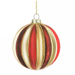 Glass Selina Bauble 8cm