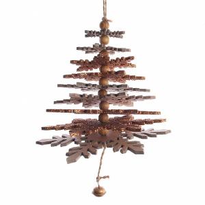 Natural Plywood Tree Hanger - 24cm
