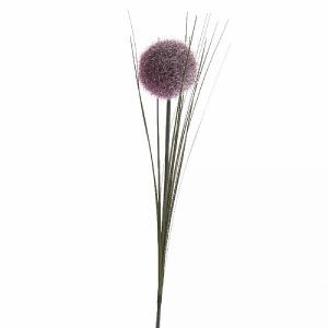 Lilac Silk Allium on stem with Frost 66cm