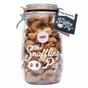 Snaffling Pig Perfectly Salted Pork Crackling Gift Jar 300g