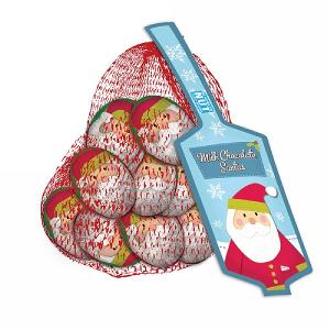 Milk Chocolate Santas Faces 75g