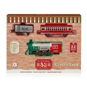 Premier Platform 53 Classic Christmas Train Set - Battery Operated (23 Pieces)