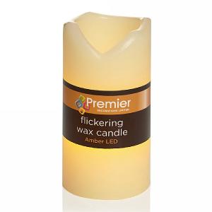 Battery Operated LED Flicker Candle 10cm