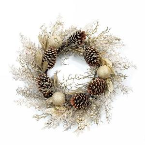 Wreath Champagne Gold 60cm