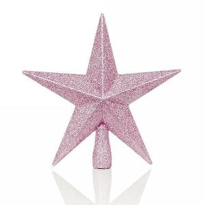 Pink Tree Top Star 20cm