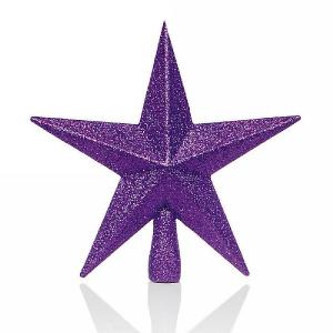 Purple Tree Top Star 20cm