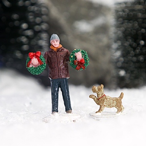 Lemax Tree Lot Figure (Set of 2)