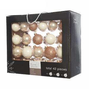 Box of 42 Pearl Assorted Baubles