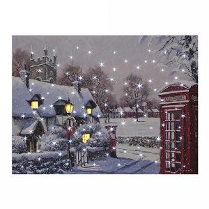 Phone Box LED Canvas 40x30cm