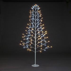 1.5m Pre-Lit LED Flat Tree