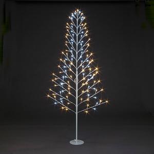 1.8m Pre-Lit LED Flat Tree