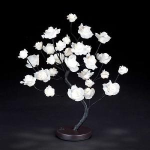 45cm Warm White LED Rose Tree